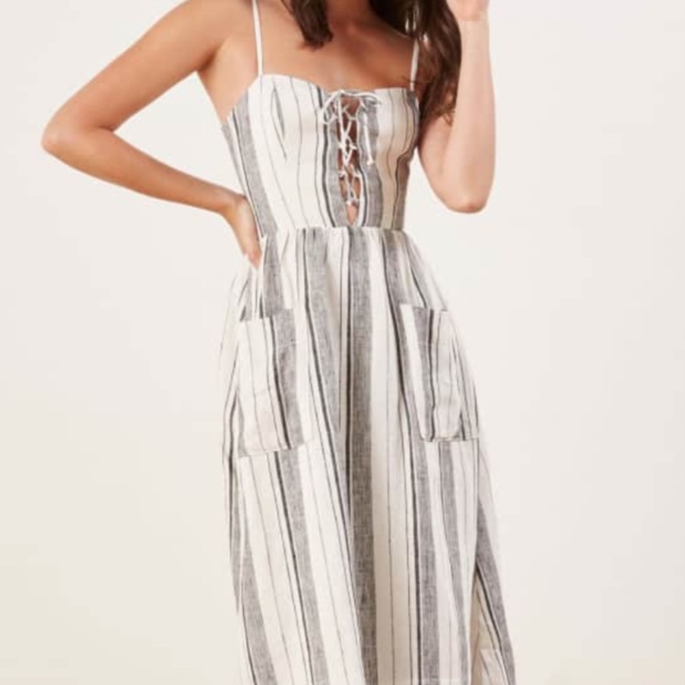 Reformation Ellen Dress in Louisiana Stripe
